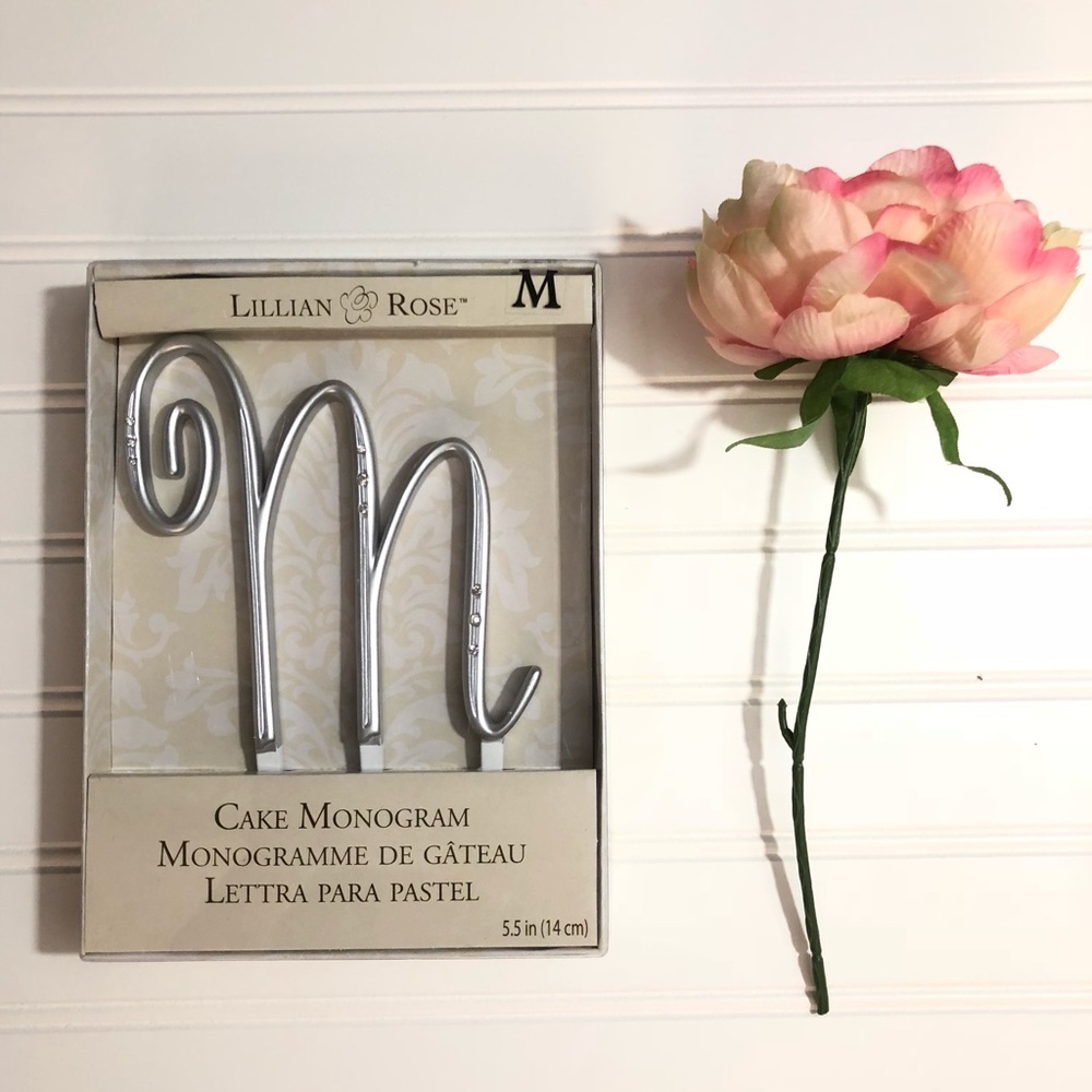 🌿Wedding Cake Monogram Cake Topper | Lillian Rose